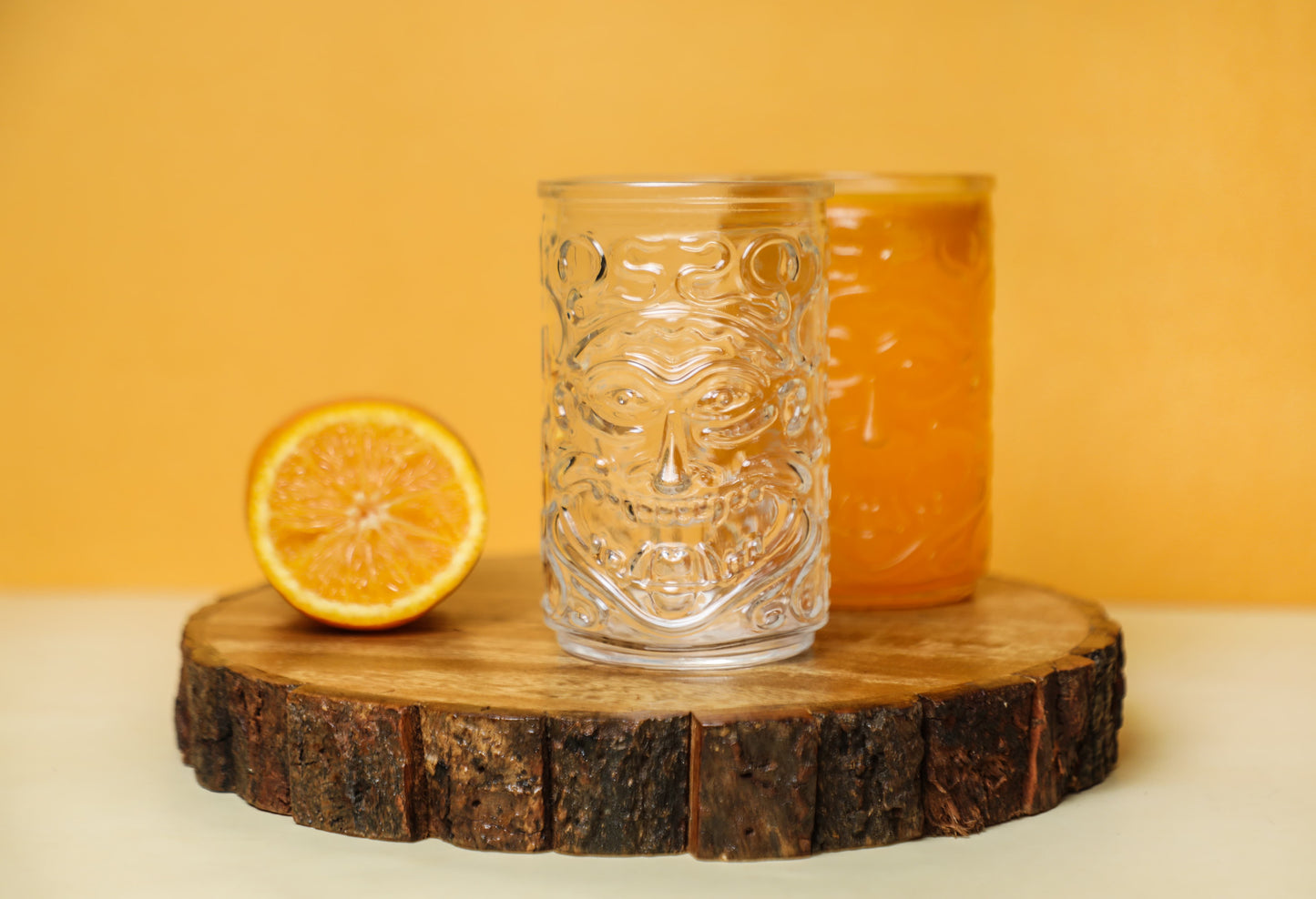 Designer Medium Drinking Glass Tumbler for Water, Cold Drinks, Juice