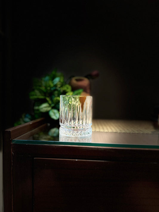 Heavy-Bottom Crystal Tumbler for Cocktails & Spirits
