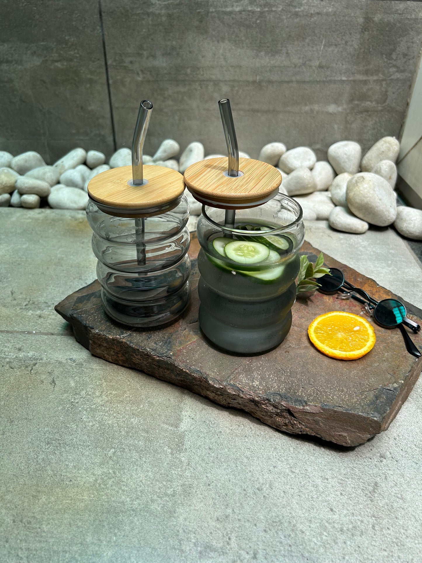 Wave Glass Sipper